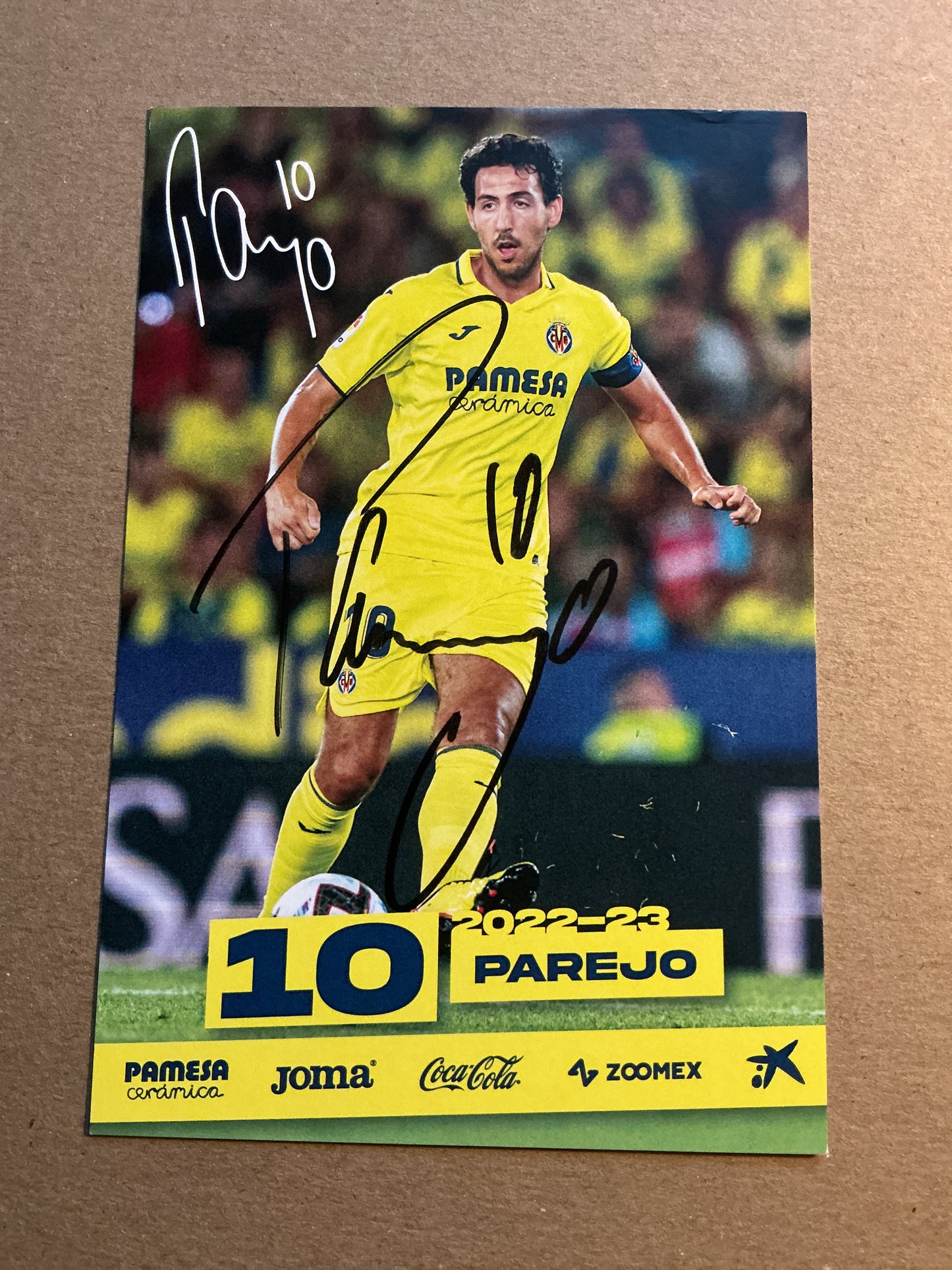 Dani Parejo, Spain 🇪🇸 Villarreal CF 2022/23 hand signed