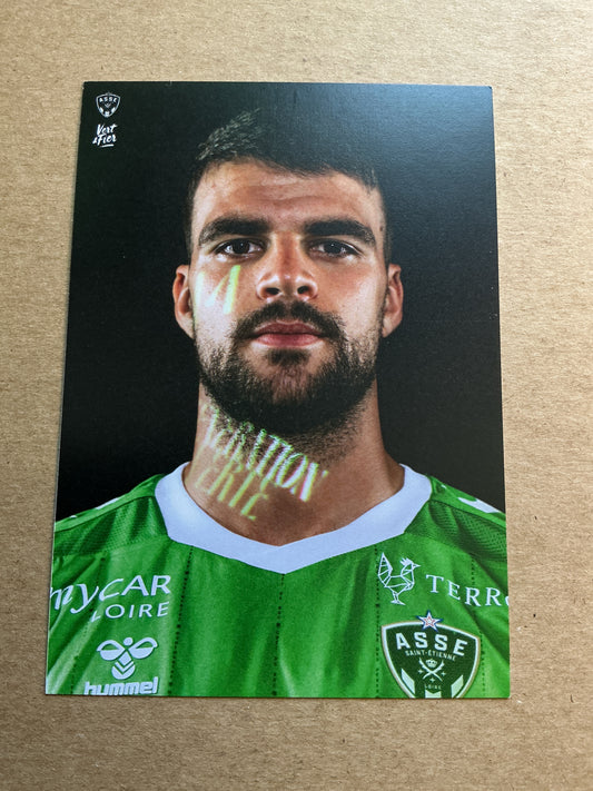Louis Mouton, France 🇫🇷 AS Saint-Etienne 2024/25 hand signed