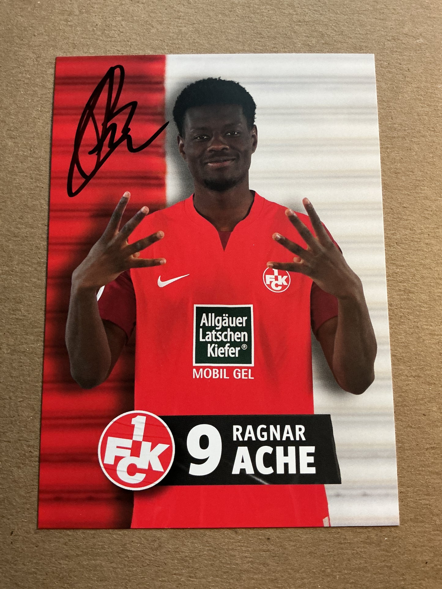 Ragnar Ache, Germany 🇩🇪 1.FC Kaiserslautern 2023/24 hand signed