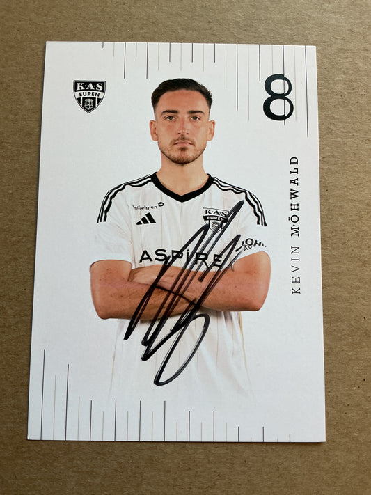 Kevin Möhwald, Germany 🇩🇪 KAS Eupen 2023/24 hand signed