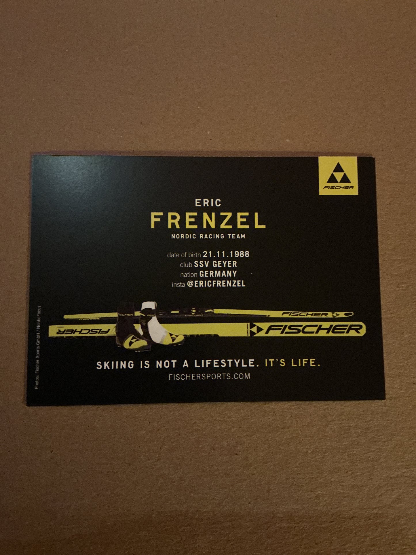 Eric Frenzel, Germany 🇩🇪 Nordic Combined 2023/24 hand signed