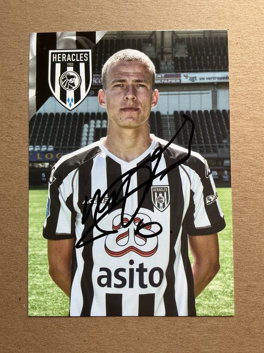 Dario Van Den Buijs, Belgium 🇧🇪 Heracles Almelo 2019/20 hand signed