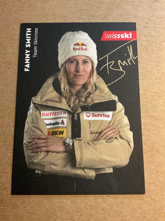 Fanny Smith, Switzerland 🇨🇭 Freestyle Winter Sports 2024/25 hand signed