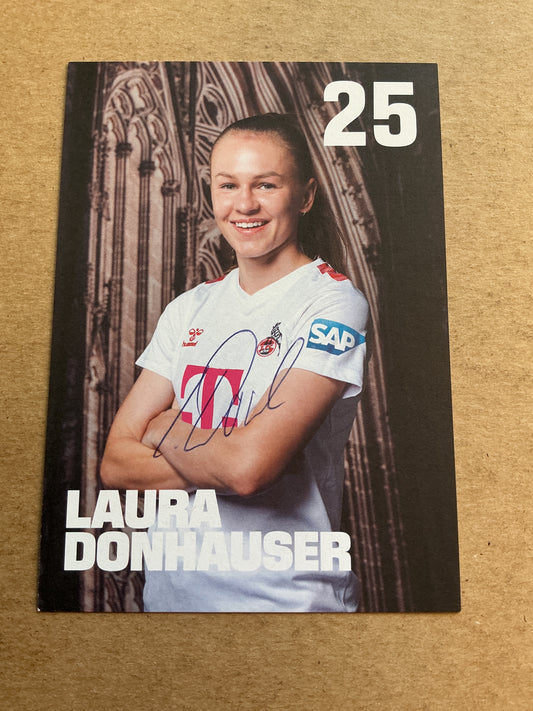 Laura Donhauser, Germany 🇩🇪 1.FC Köln 2023/24 hand signed