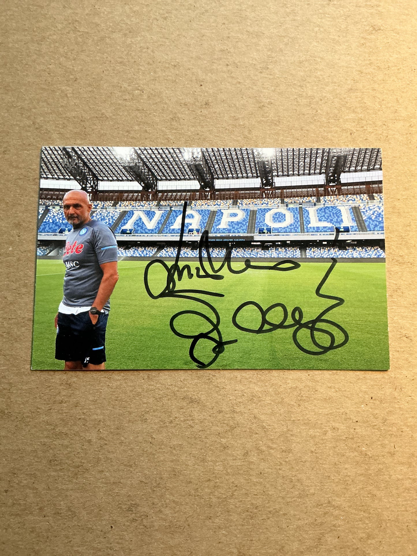 Luciano Spalletti, Italy 🇮🇹 SSC Napoli 2021/22 hand signed