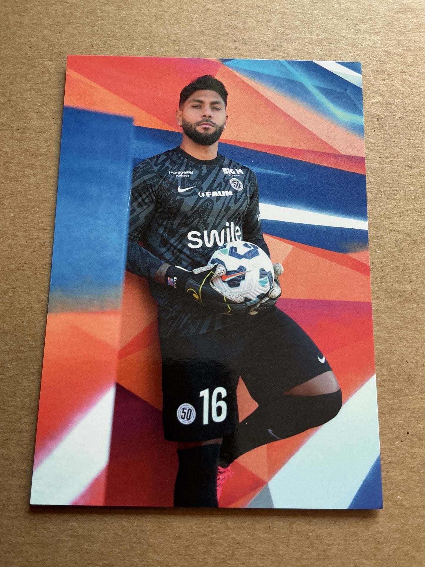 Dimitry Bertaud, Democratic Republic of Kongo 🇨🇩 Montpellier HSC 2024/25 hand signed