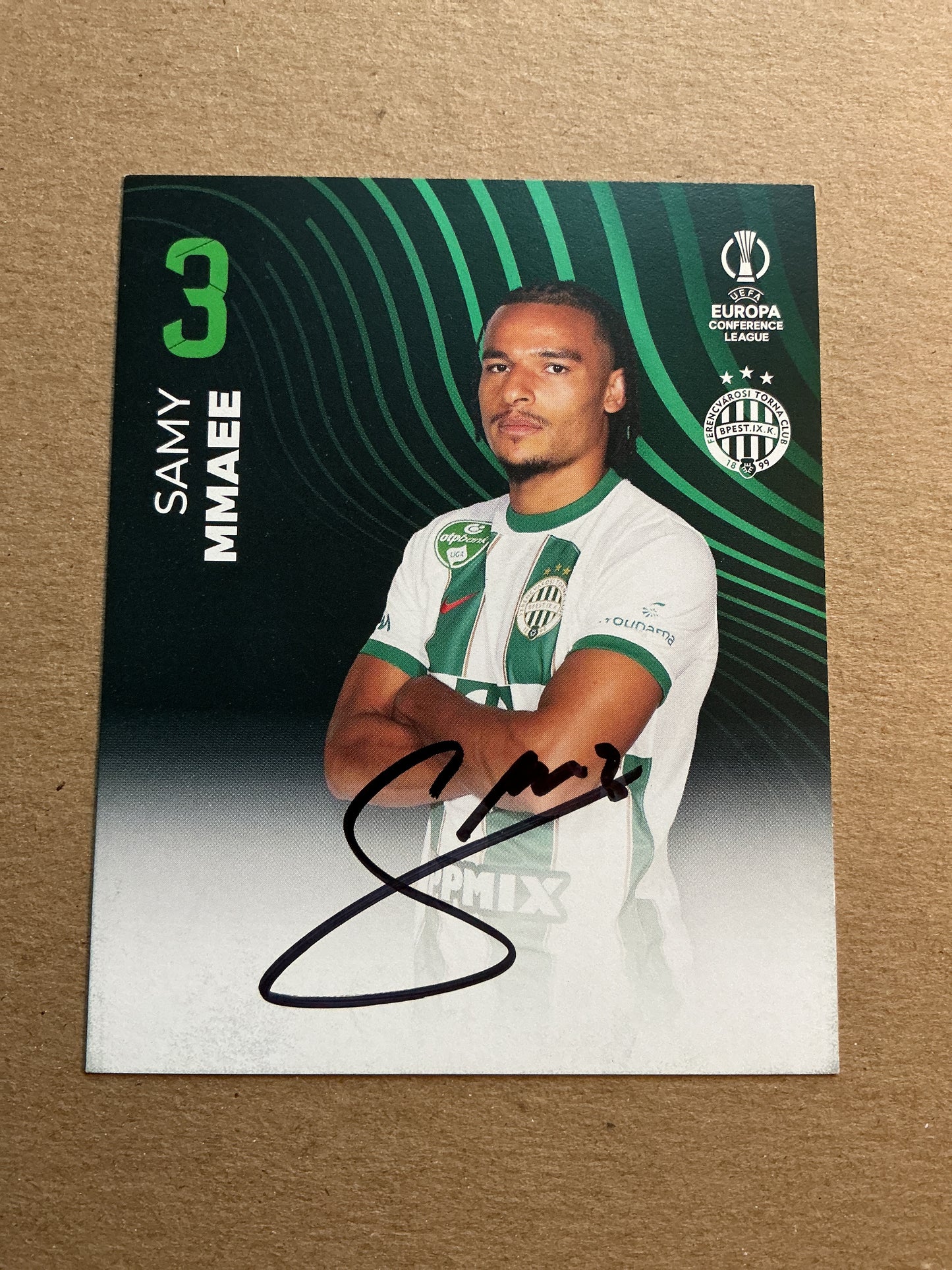 Samy Mmaee, Morocco 🇲🇦 Ferencváros TC 2023/24 hand signed