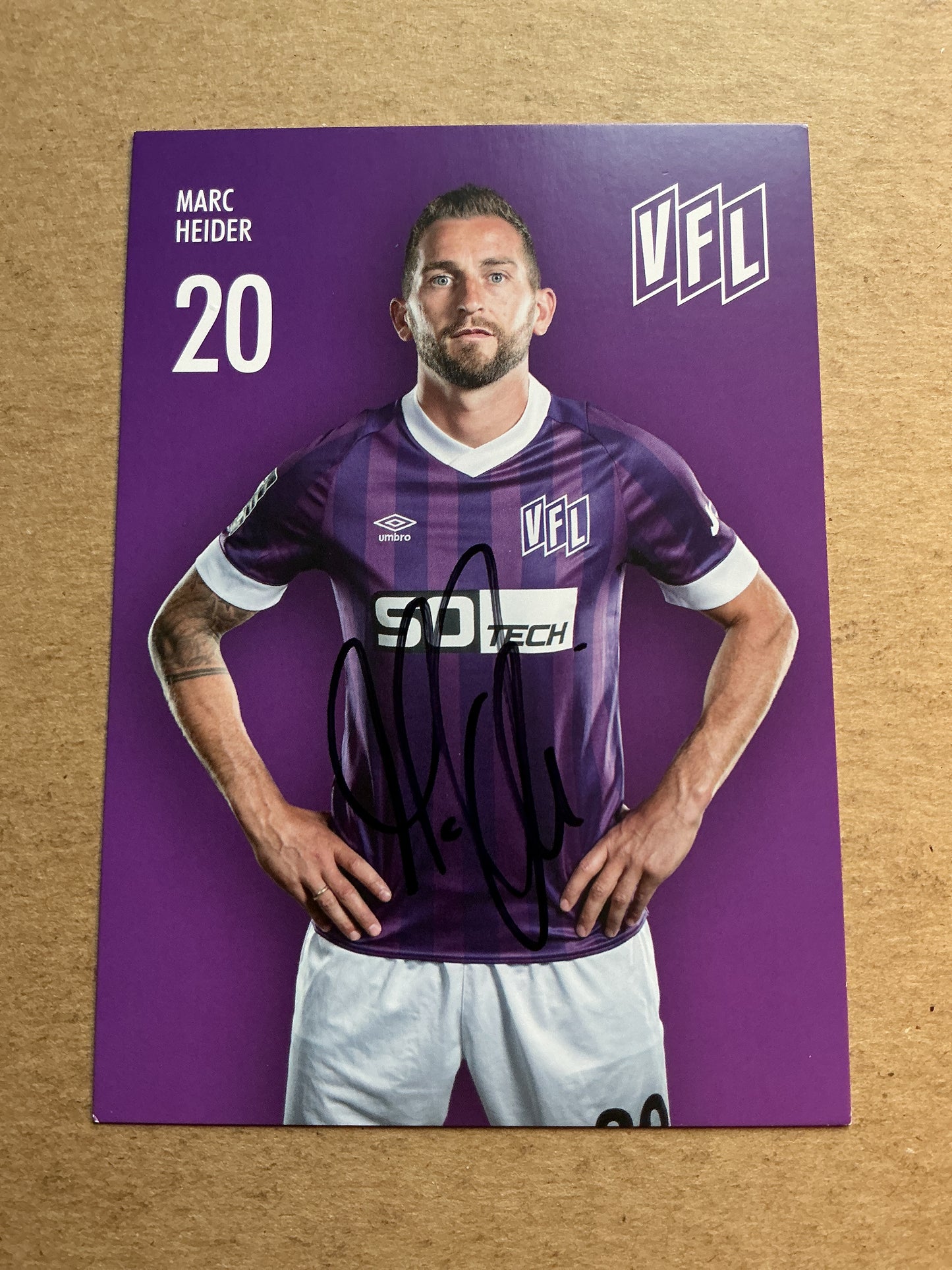Marc Heider, USA 🇺🇸 VfL Osnabrück 2022/23 hand signed