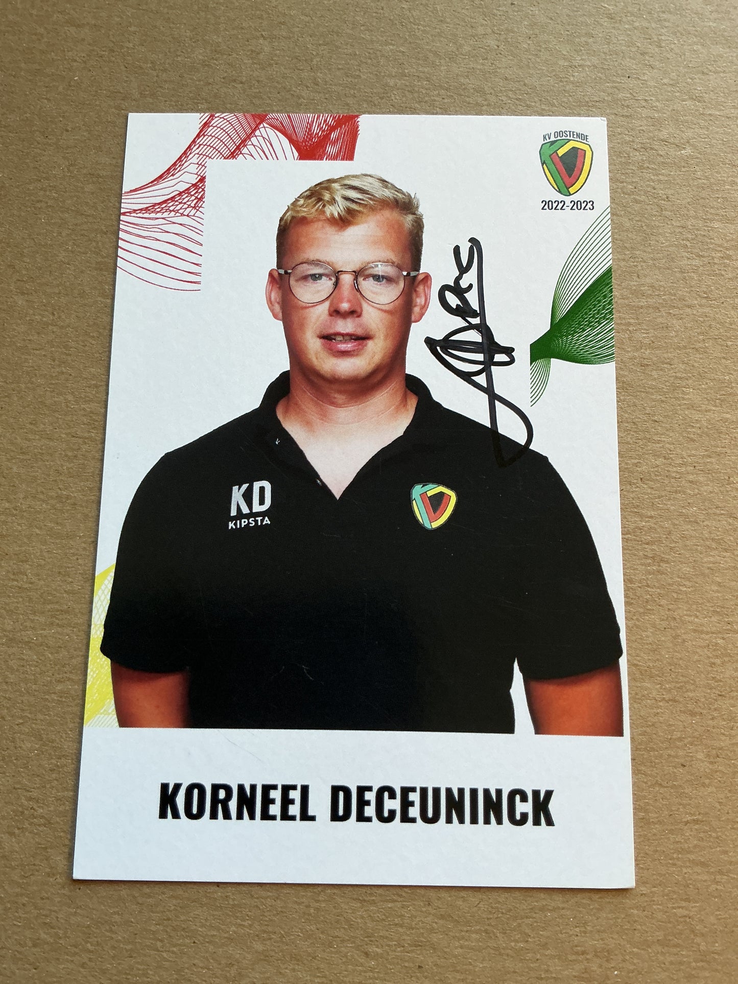 Korneel Deceuninck, Belgium 🇧🇪 KV Oostende 2022/23 hand signed