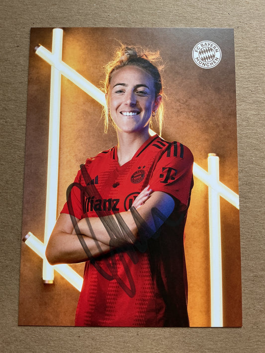 Carolin Simon, Germany 🇩🇪 FC Bayern Munich 2024/25 hand signed