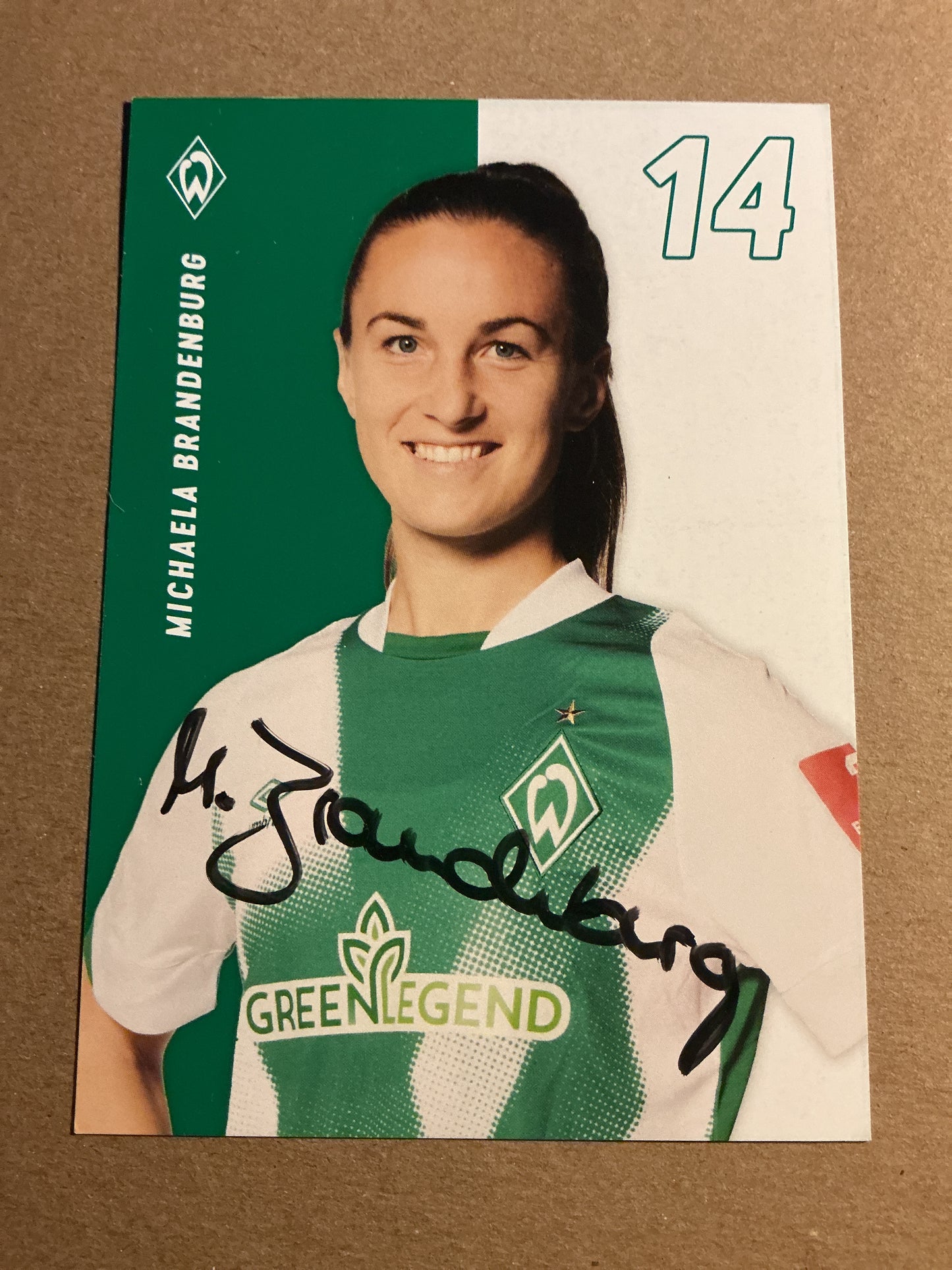 Michaela Brandenburg, Germany 🇩🇪 SV Werder Bremen 2022/23 hand signed