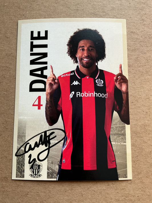 Dante, Brazil 🇧🇷 OGC Nice 2025/26 hand signed
