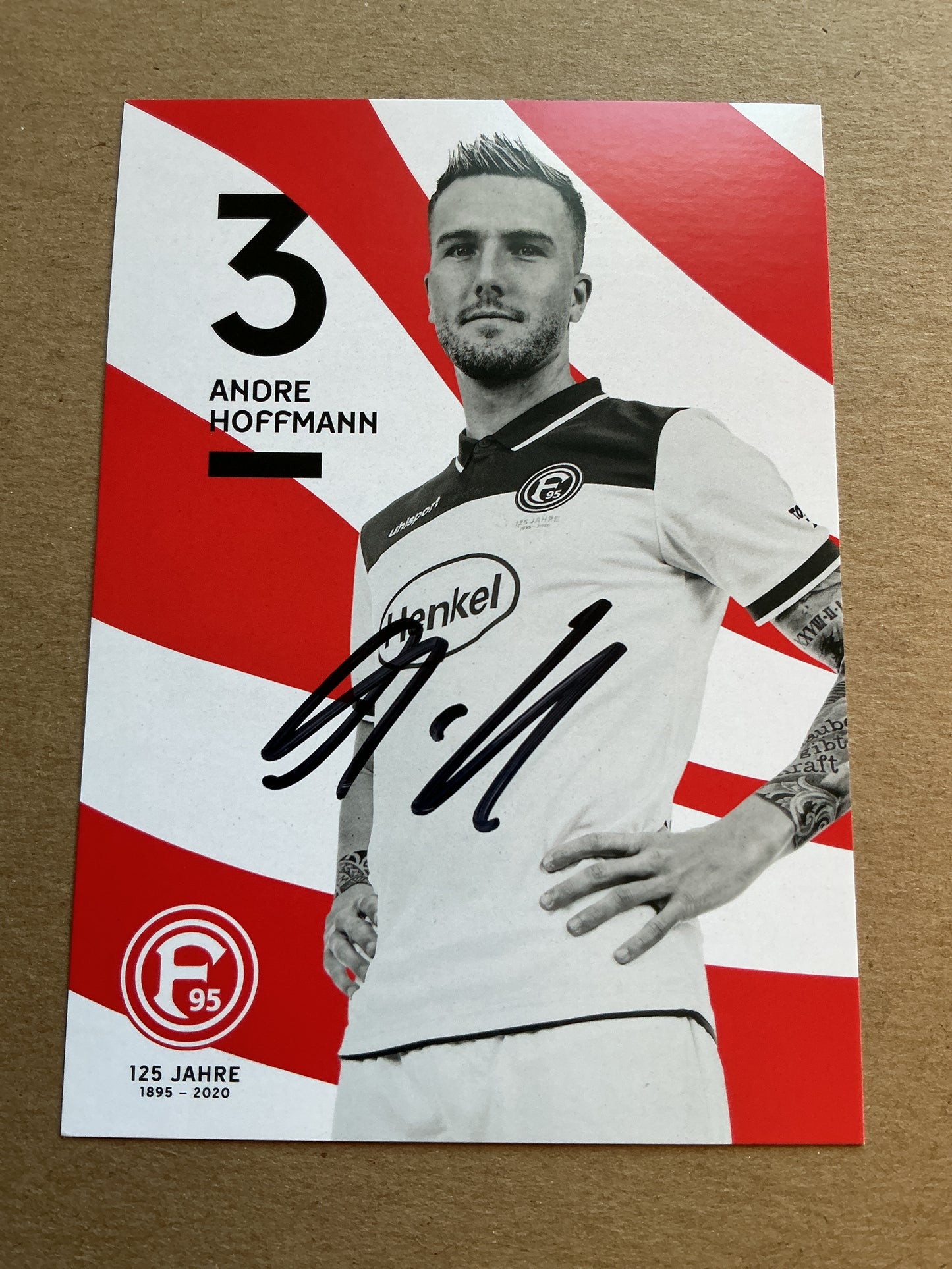 Andre Hoffmann, Germany 🇩🇪 Fortuna Düsseldorf 2019/20 hand signed