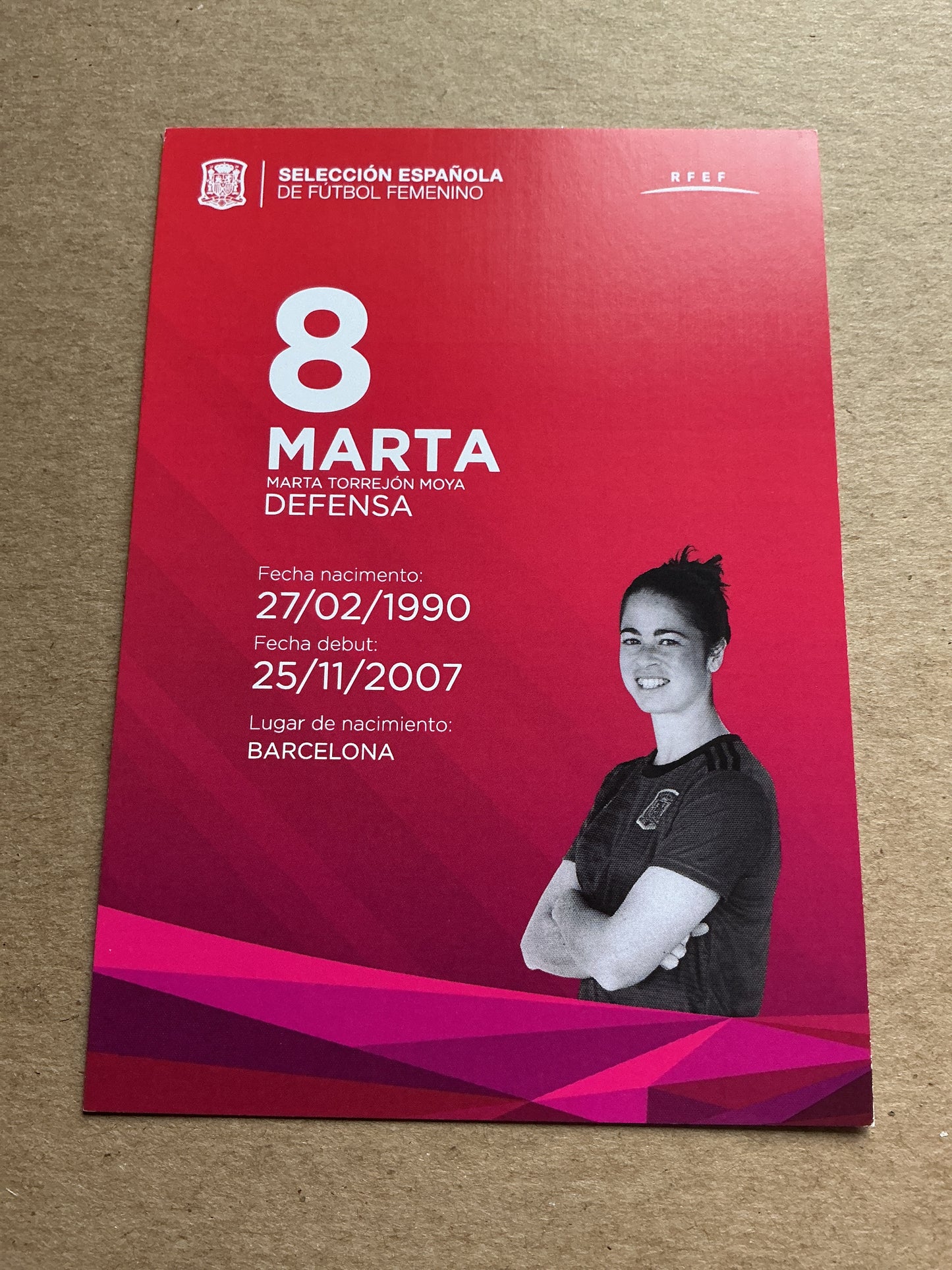 Marta Torrejon, Spain 🇪🇸 UEFA Women’s Euro 2022  hand signed
