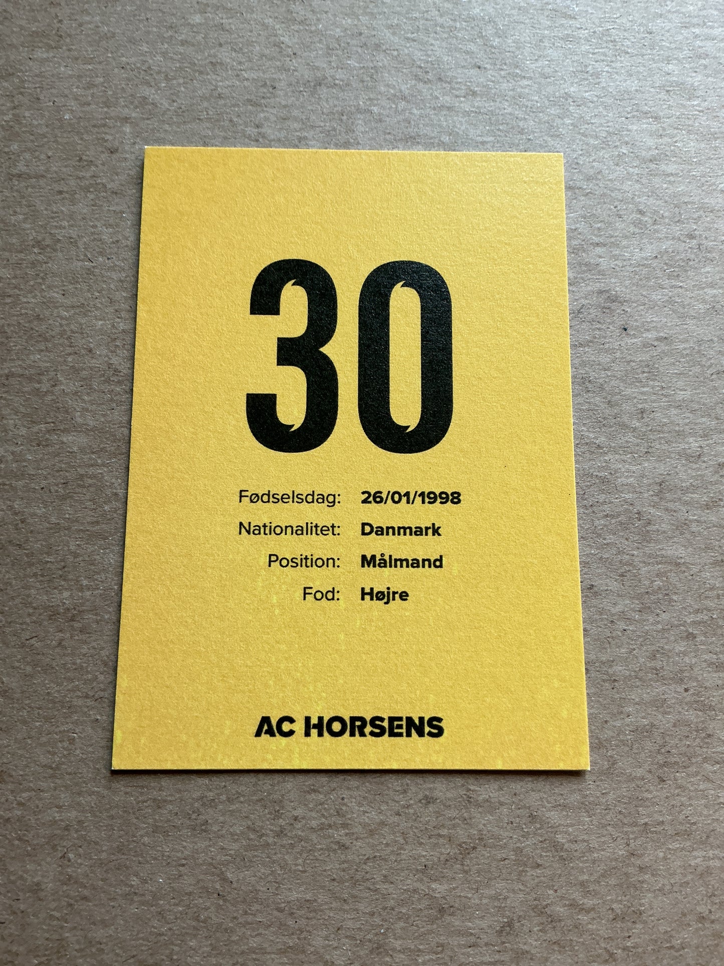 Marcus Bobjerg, Denmark 🇩🇰 AC Horsens 2022/23 hand signed