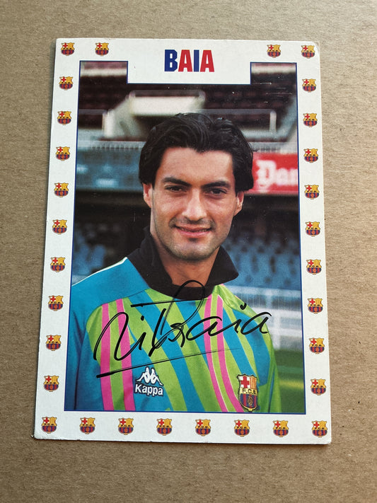 Vitor Baia, Portugal 🇵🇹 FC Barcelona 1996/97 hand signed