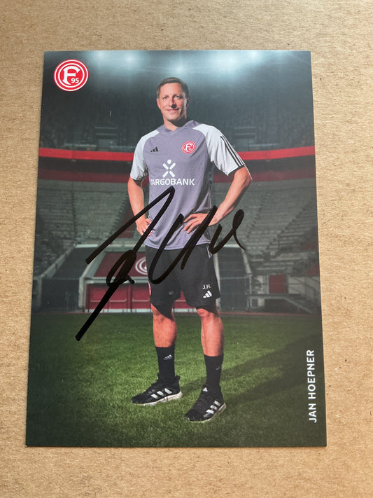Jan Hoepner, Germany 🇩🇪 Fortuna Düsseldorf 2023/24 hand signed