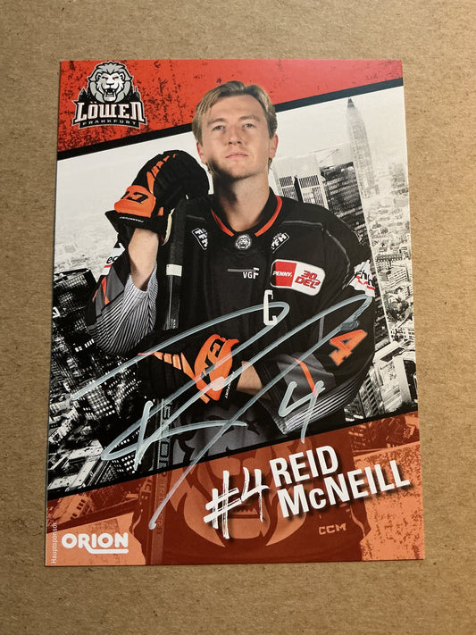 Reid McNeill, Canada 🇨🇦 Löwen Frankfurt 2023/24 hand signed