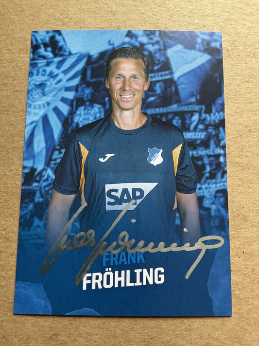 Frank Fröhling, Germany 🇩🇪 TSG 1899 Hoffenheim 2023/24 hand signed