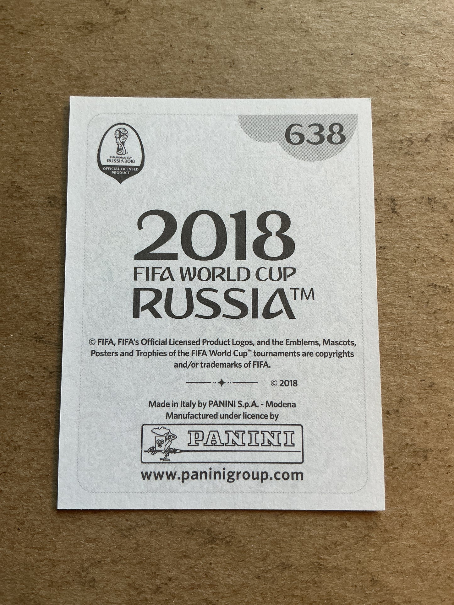 Davinson Sánchez, Colombia 🇨🇴 FIFA World Cup 2018 Panini hand signed