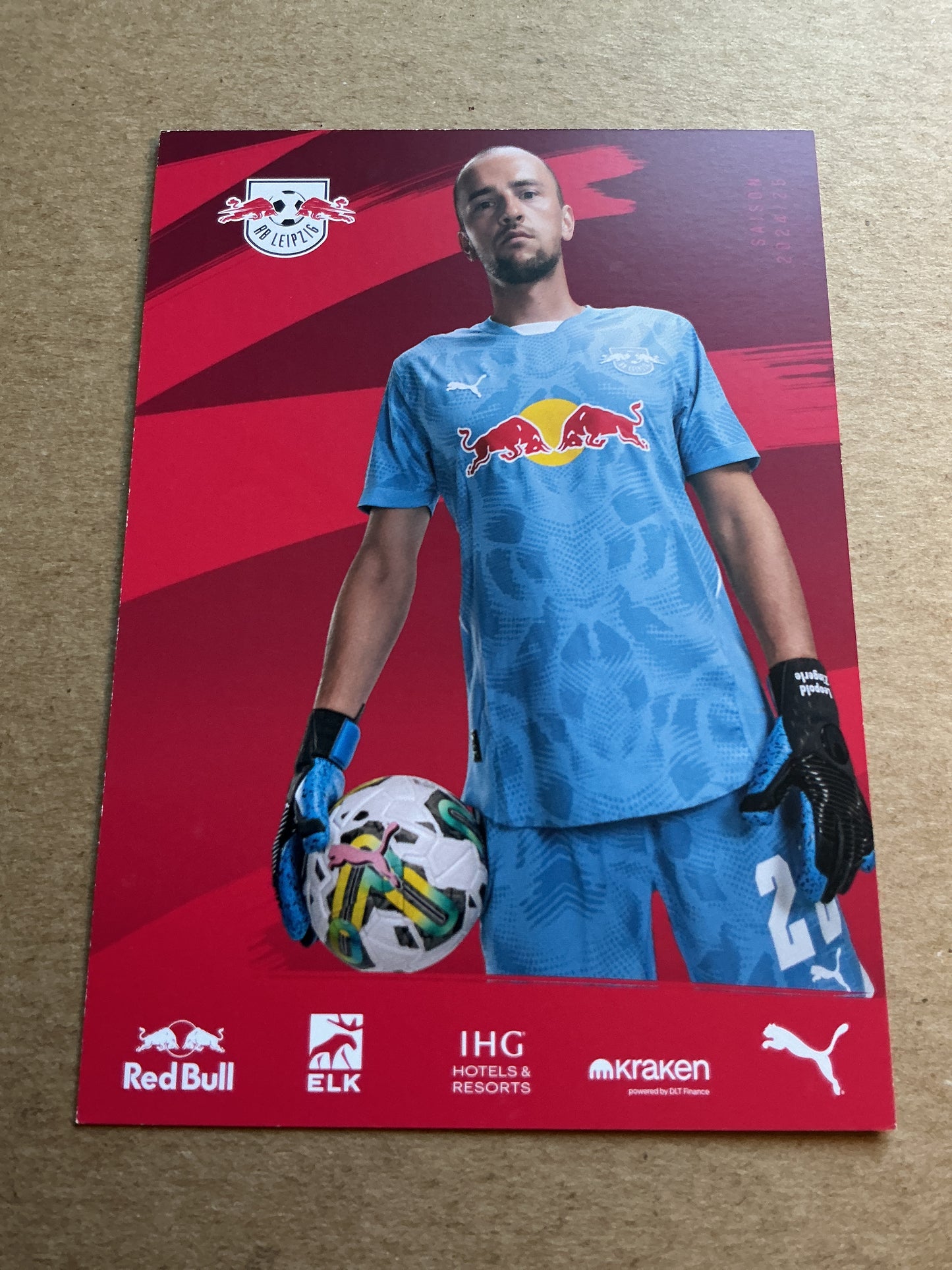 Leopold Zingerle, Germany 🇩🇪 RB Leipzig 2024/25 hand signed