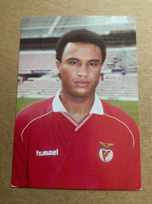 William, Brazil 🇧🇷 SL Benfica 1992/93 hand signed