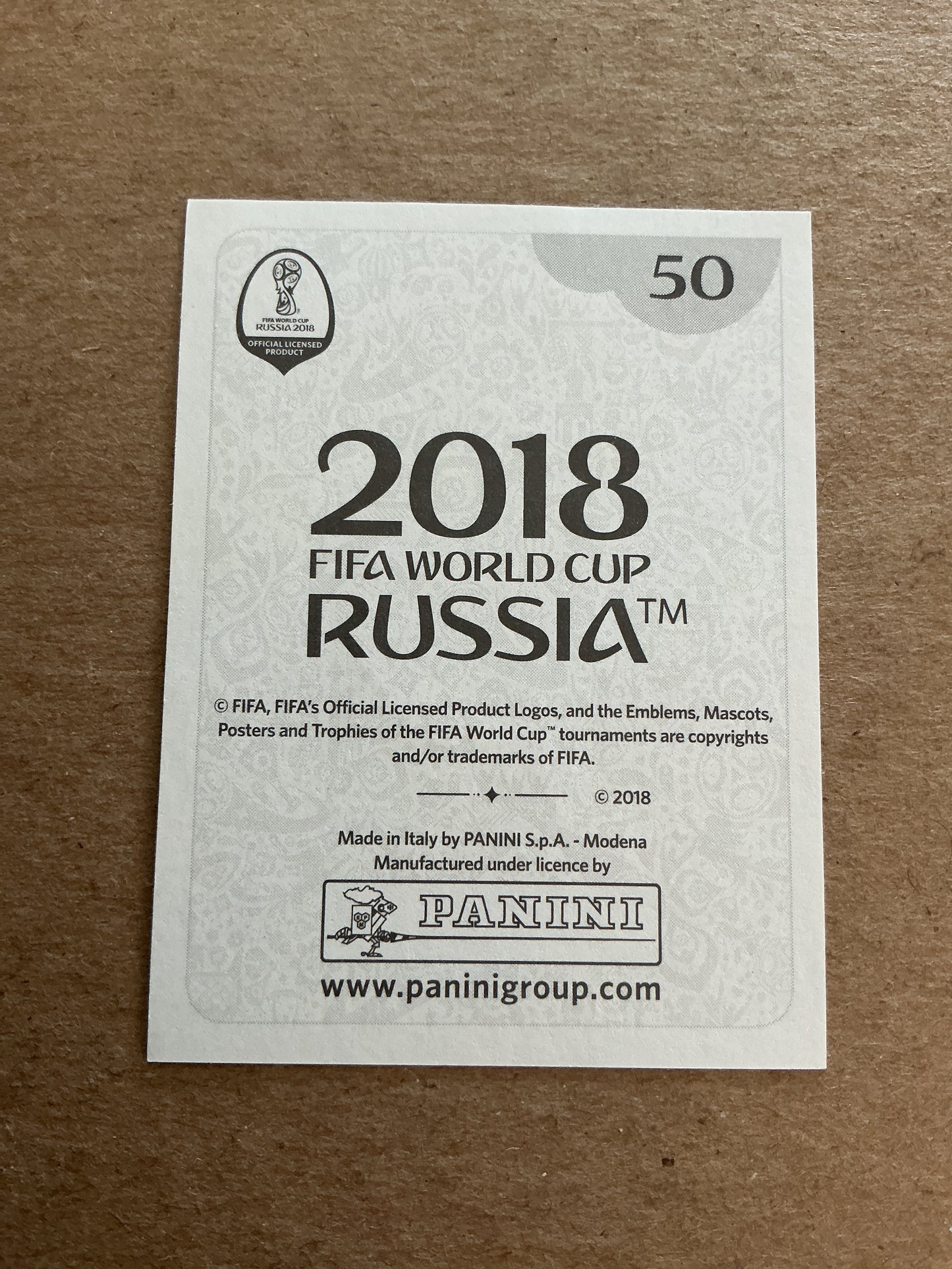Fedor Smolov, Russia 🇷🇺 FIFA World Cup 2018 Panini hand signed