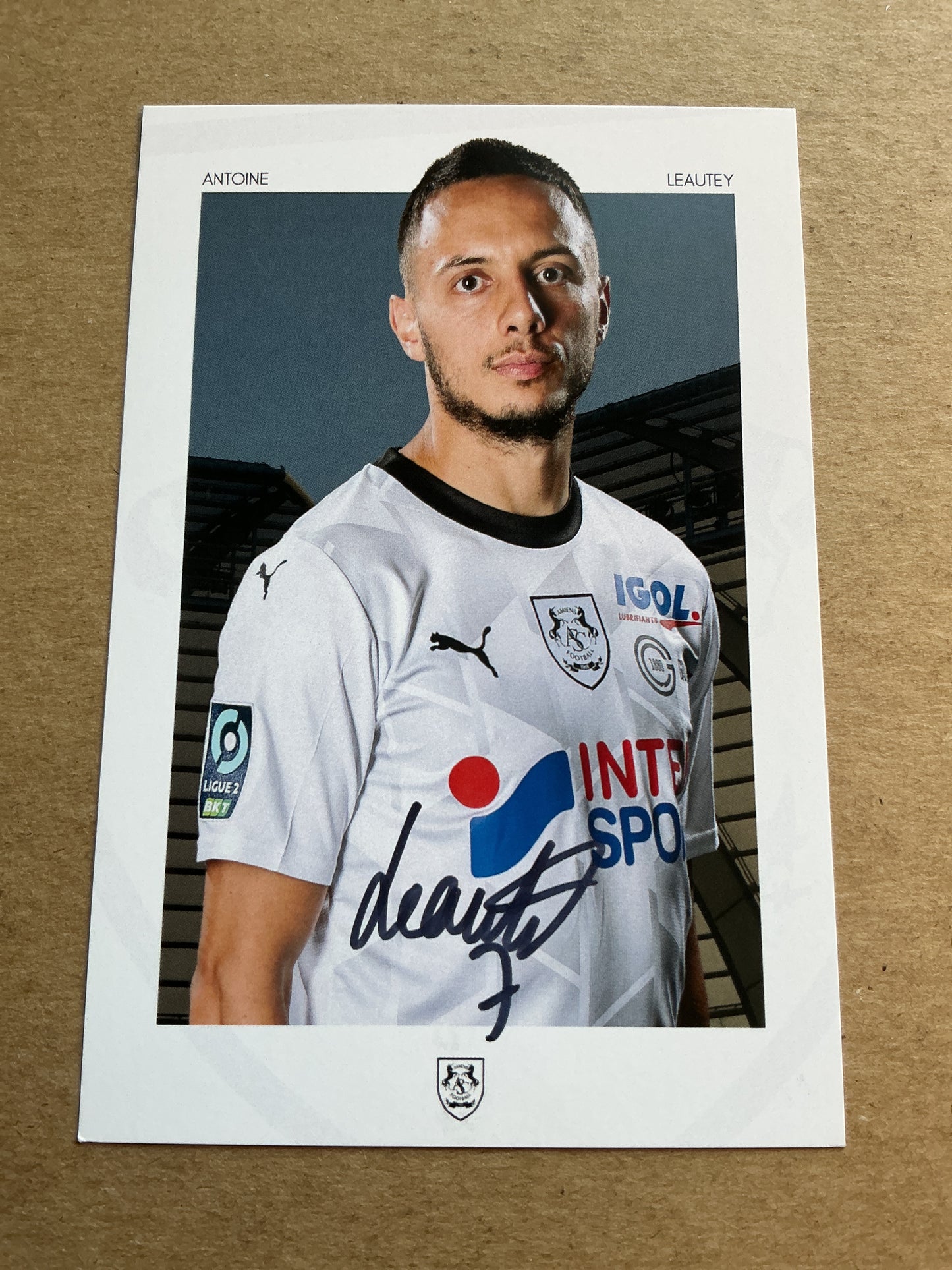 Antoine Leautey, France 🇫🇷 Amiens SC 2023/24 hand signed