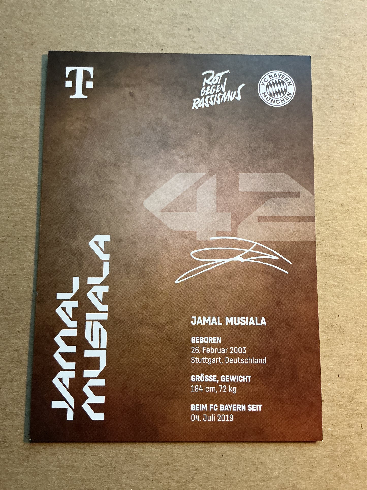 Jamal Musiala, Germany 🇩🇪 FC Bayern München 2024/25 hand signed