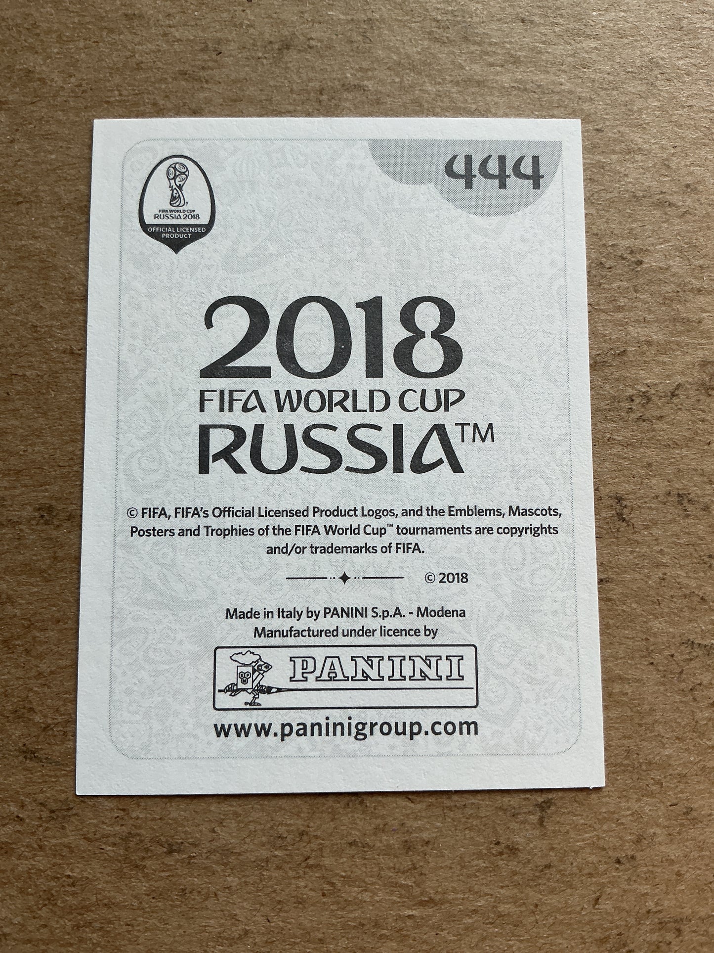 Julian Brandt, Germany 🇩🇪 FIFA World Cup 2018 Panini hand signed