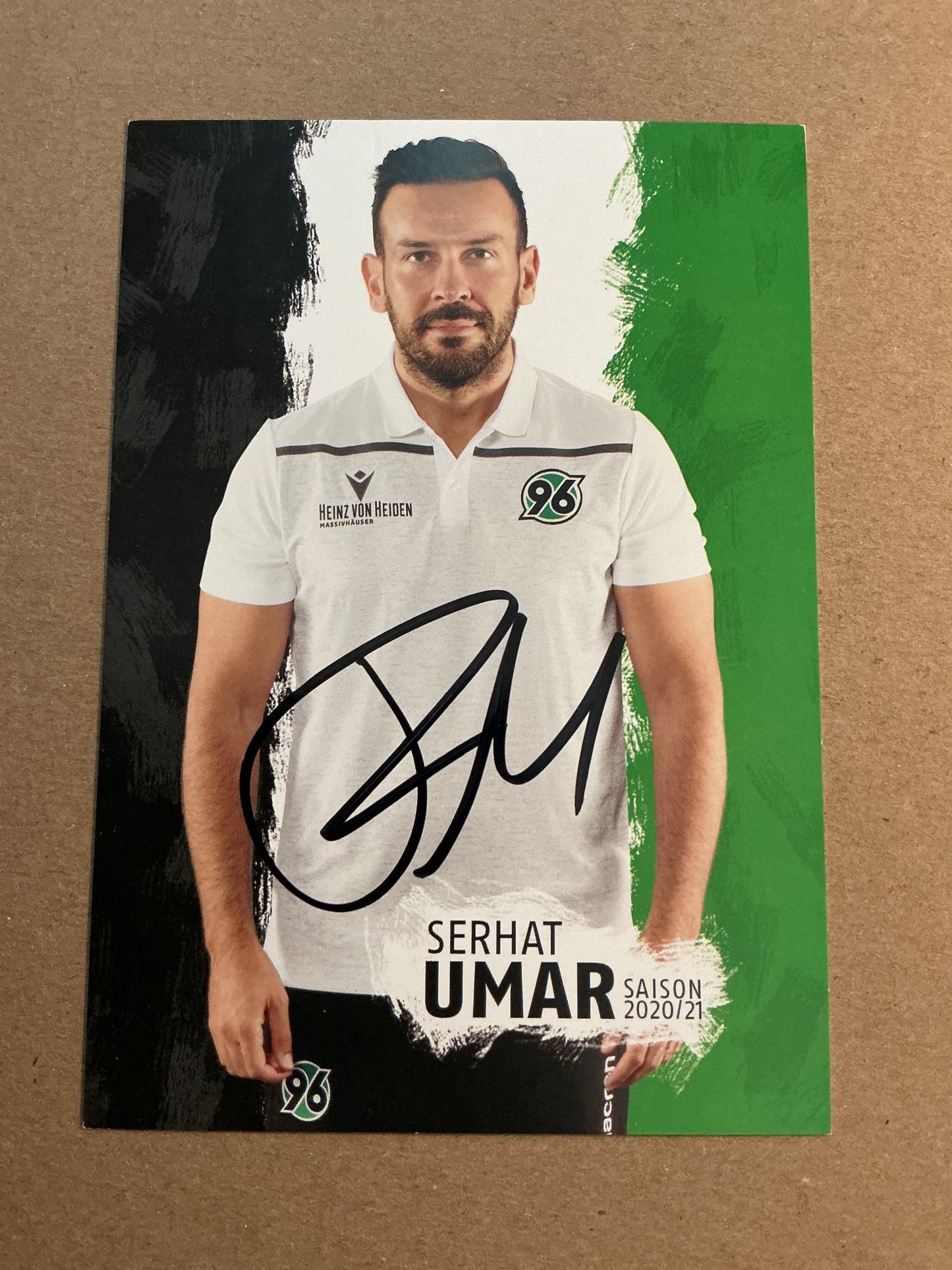 Serhat Umar, Germany 🇩🇪 Hannover 96 2020/21 hand signed