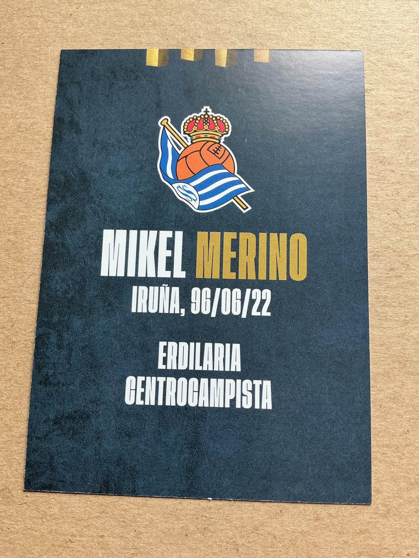 Mikel Merino, Spain 🇪🇸 Real Sociedad 2023/24 hand signed