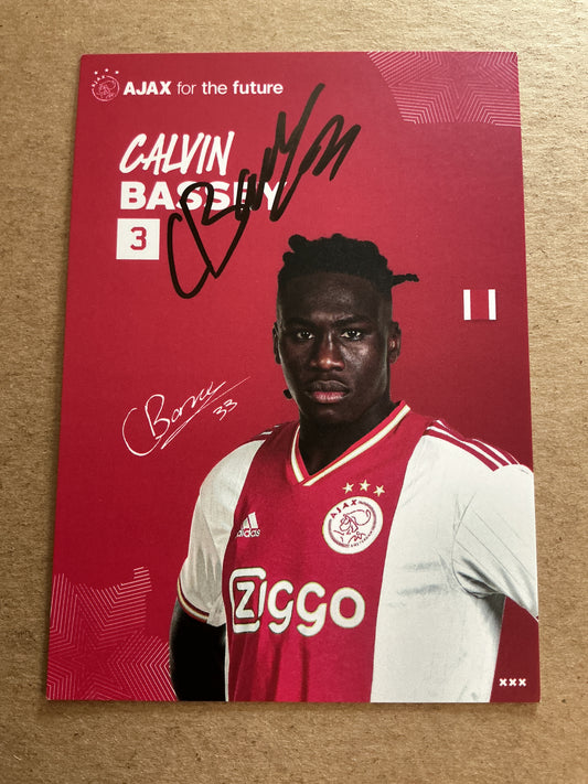 Calvin Bassey, Nigeria 🇳🇬 Ajax Amsterdam 2022/23 hand signed