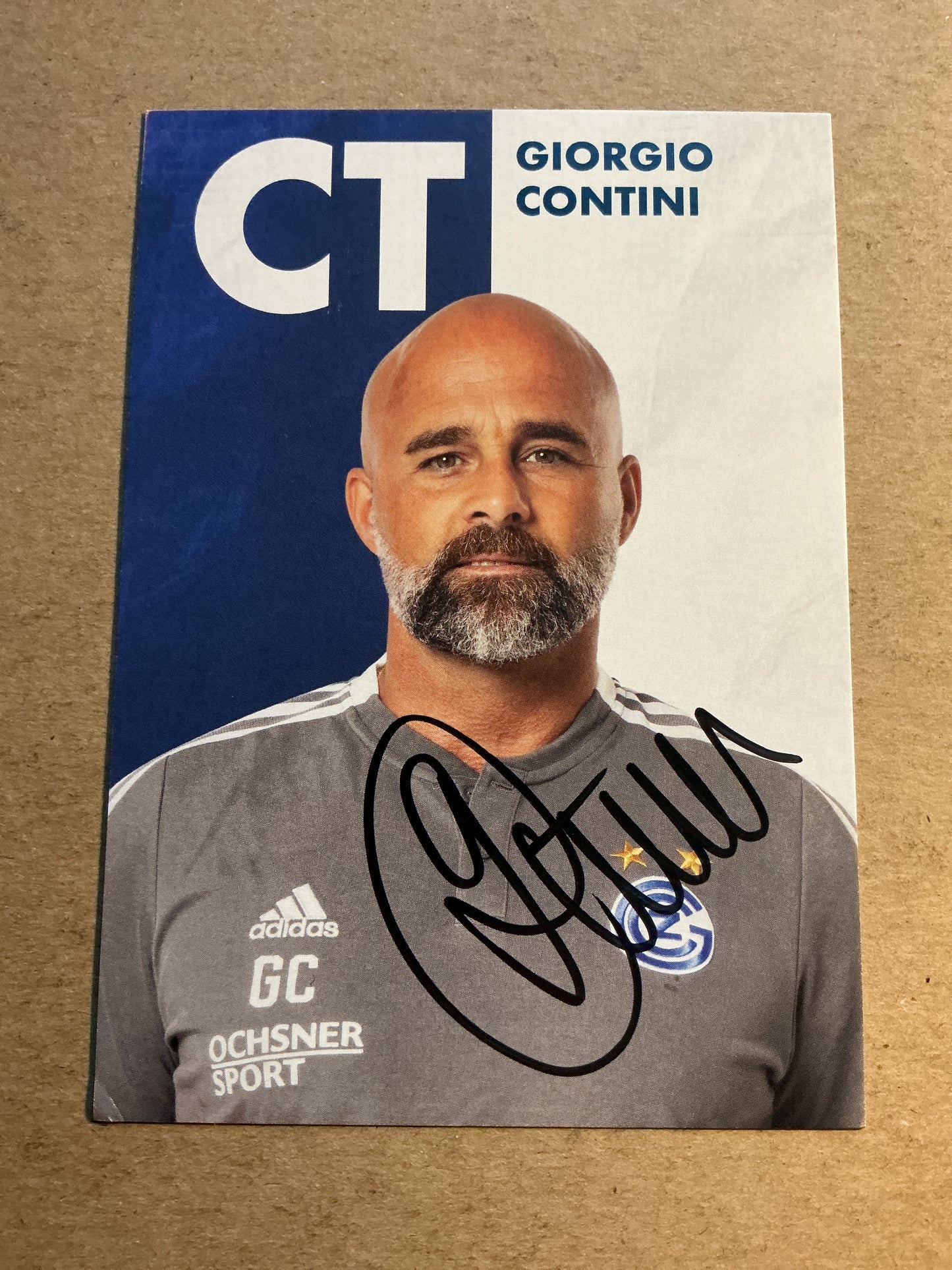 Giorgio Contini, Switzerland 🇨🇭Grasshopper Zürich 2022/23 hand signed