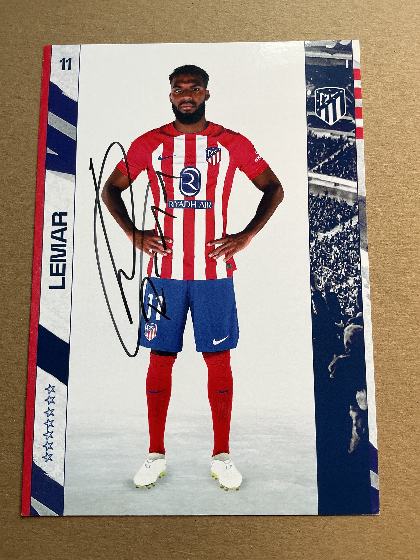 Thomas Lemar, France 🇫🇷 Atletico Madrid 2023/24 hand signed