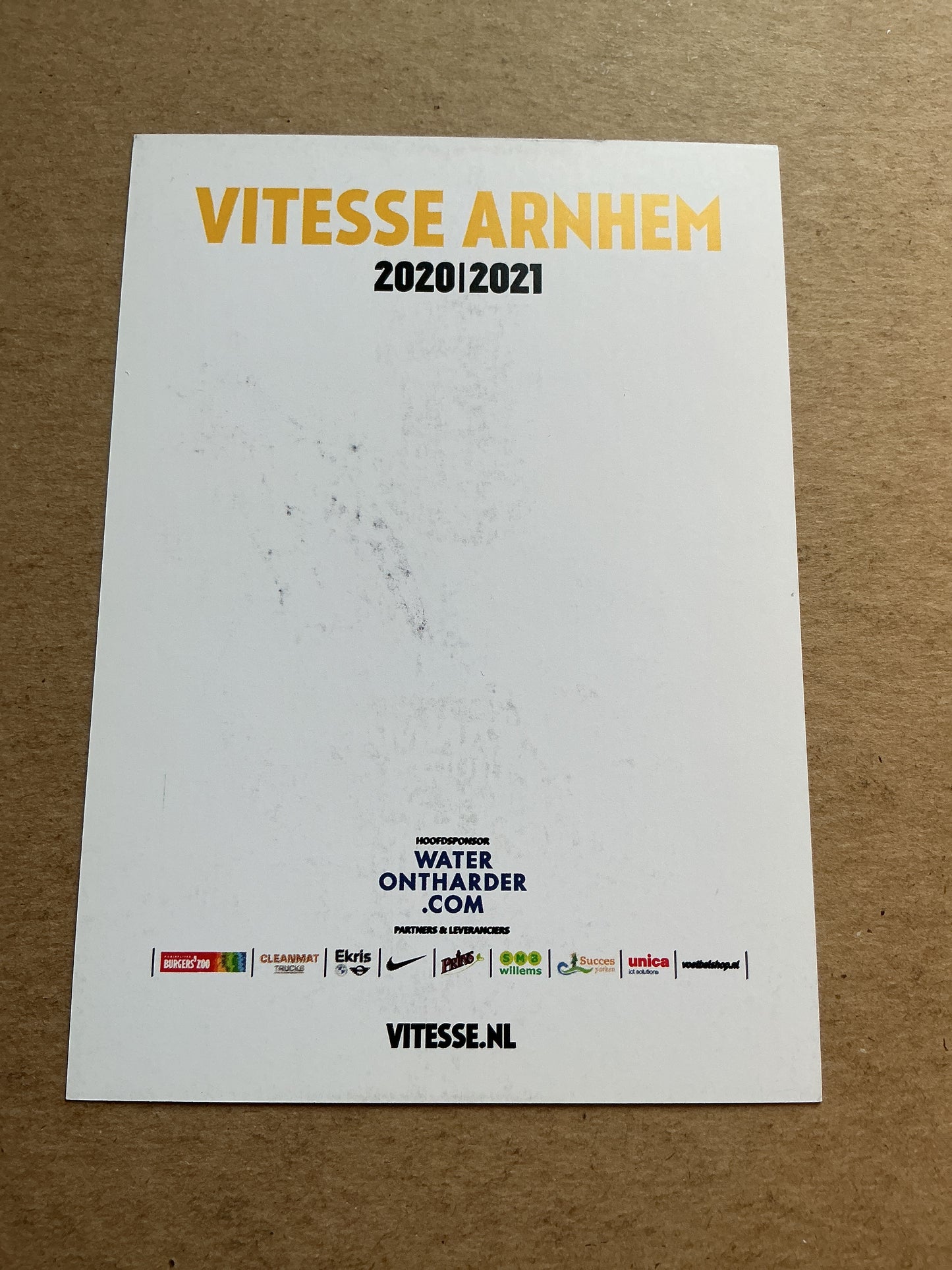 Thomas Letsch, Germany 🇩🇪 Vitesse Arnhem 2020/21 hand signed