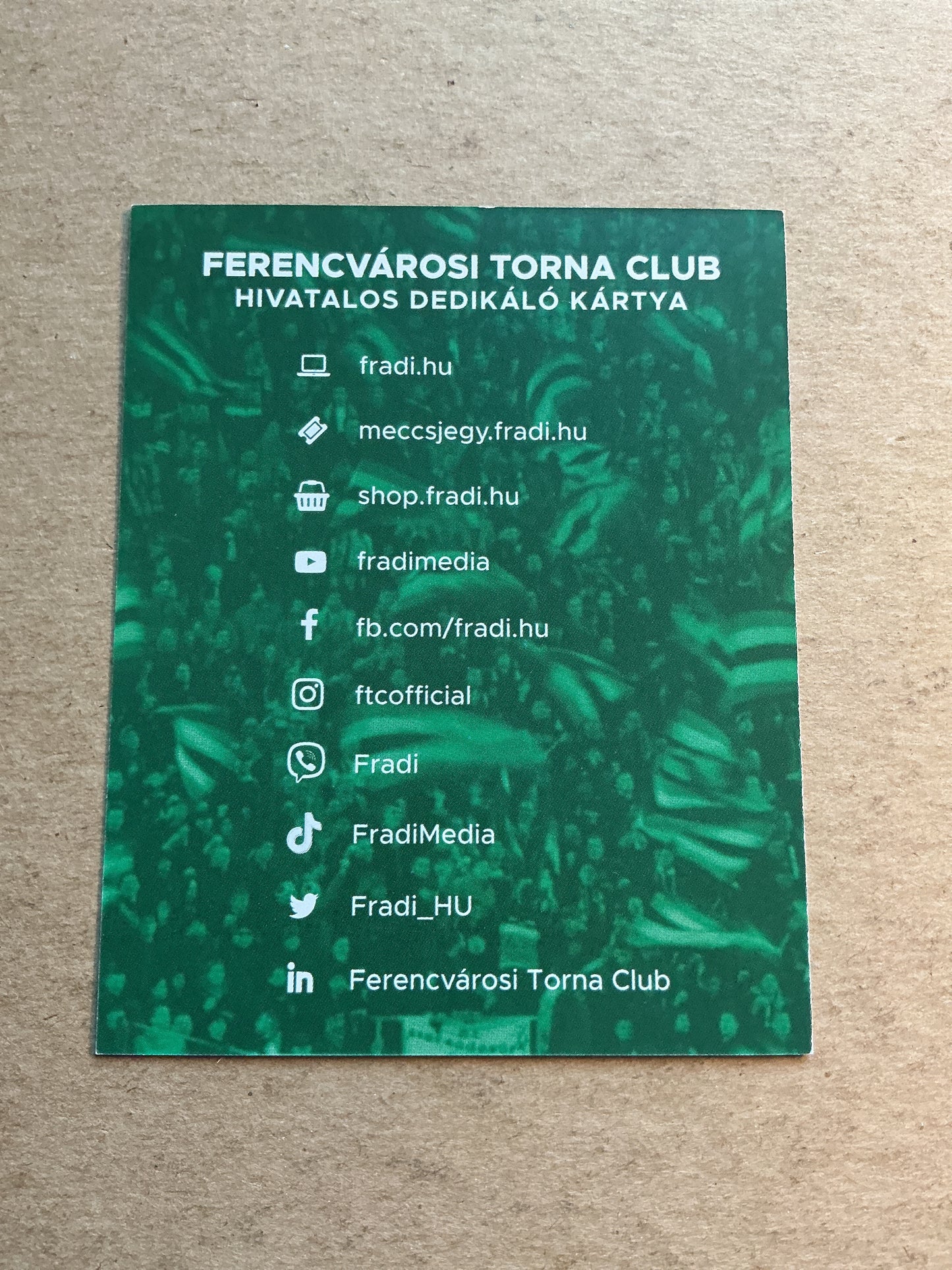 Adnan Kovacevic, Bosnia 🇧🇦 Ferencváros 2022/23 hand signed