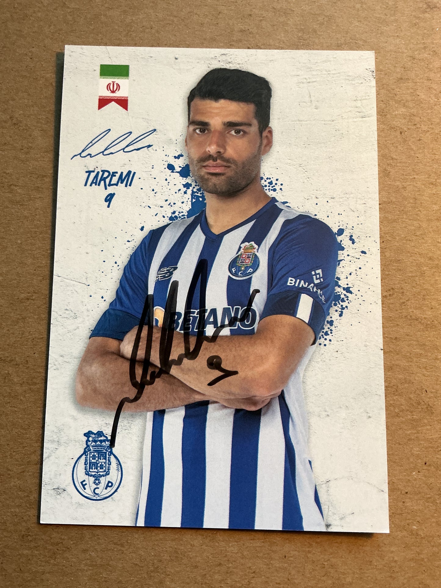 Mehdi Taremi, Iran 🇮🇷 FC Porto 2022/23 hand signed