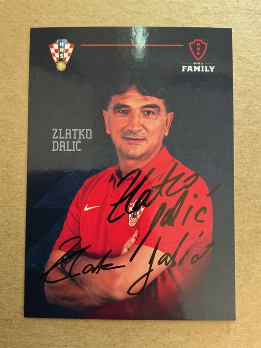 Zlatko Dalic, Croatia 🇭🇷 FIFA World Cup 2022 hand signed