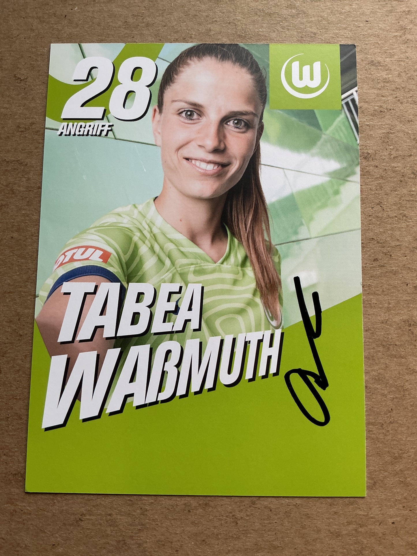 Tabea Waßmuth, Germany 🇩🇪 VfL Wolfsburg 2022/23 hand signed
