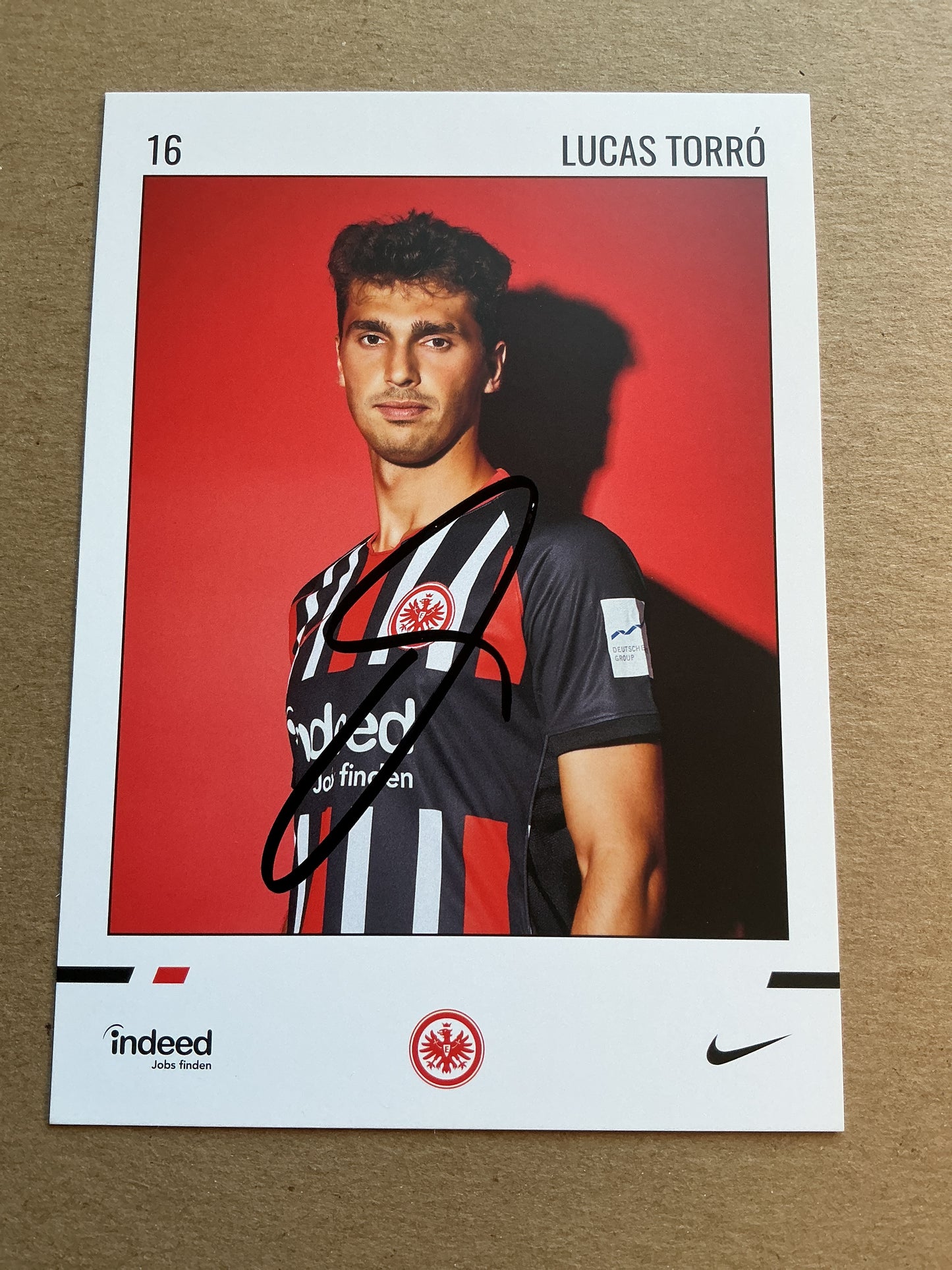 Lucas Torró, Spain 🇪🇸 Eintracht Frankfurt 2019/20 hand signed