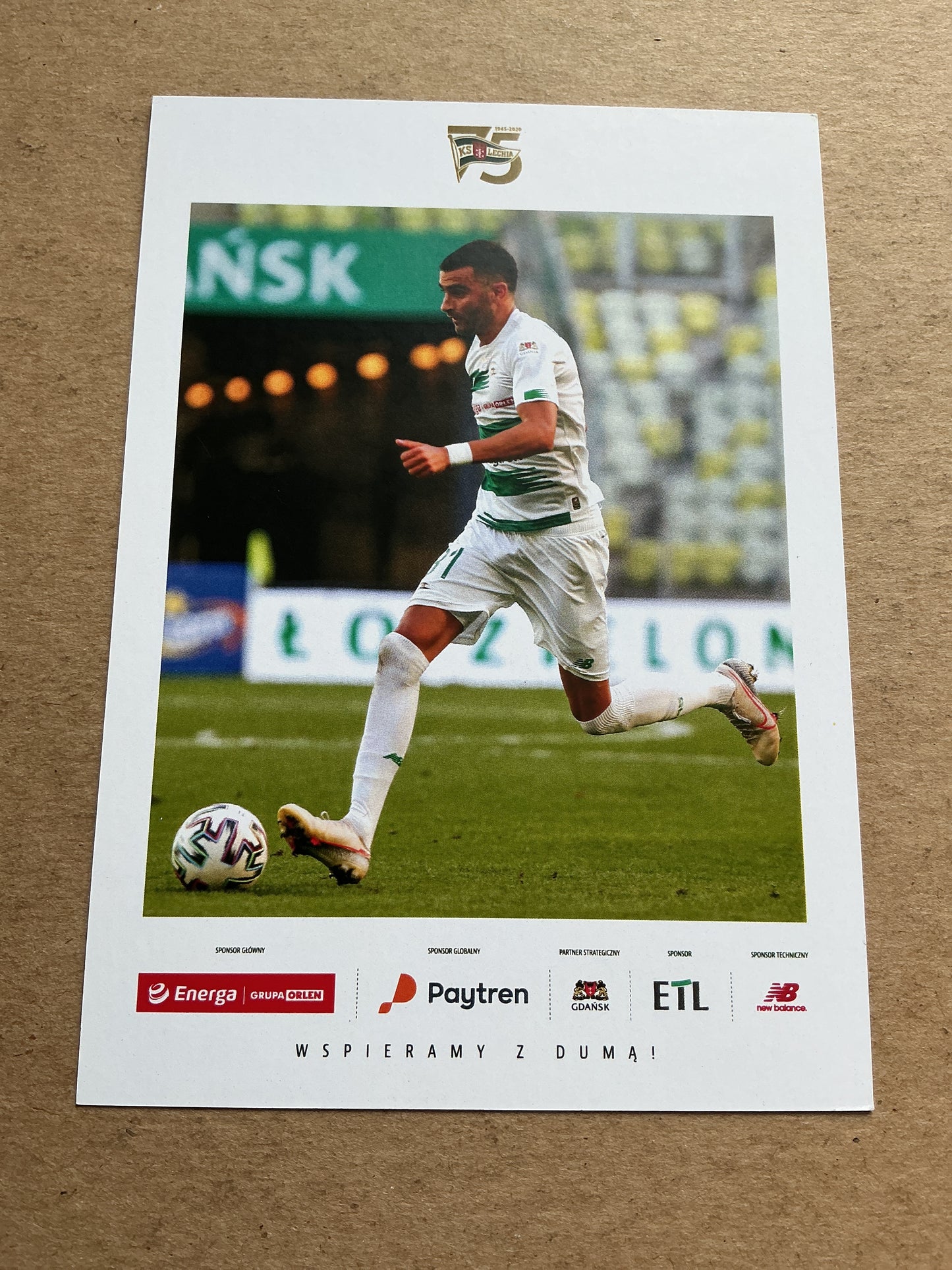 Žarko Udovičić, Serbia 🇷🇸 Lechia Gdansk 2020/21 hand signed