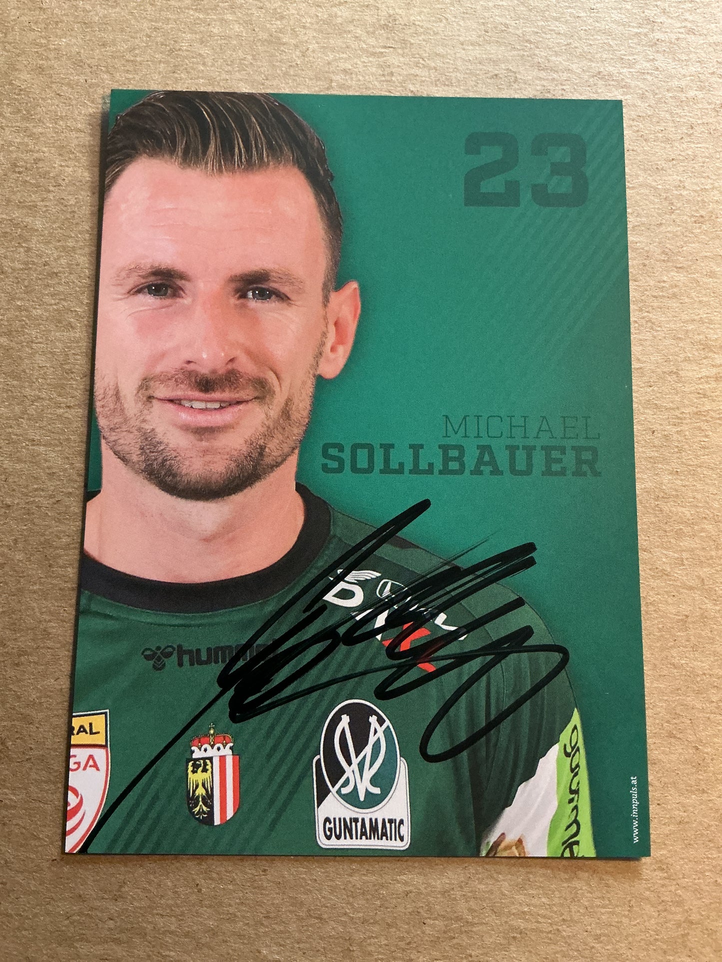 Michael Sollbauer, Austria 🇦🇹 SV Ried 2024/25 hand signed