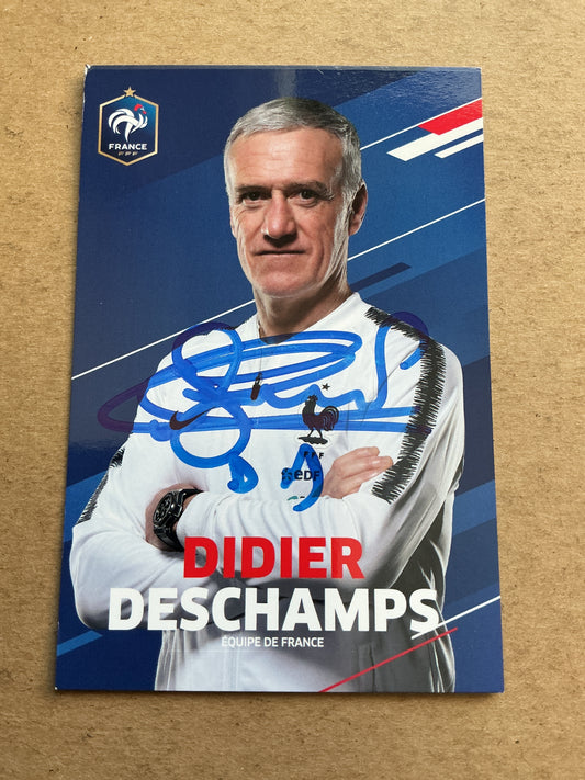 Didier Deschamps, France 🇫🇷 FIFA World Cup 2018 hand signed