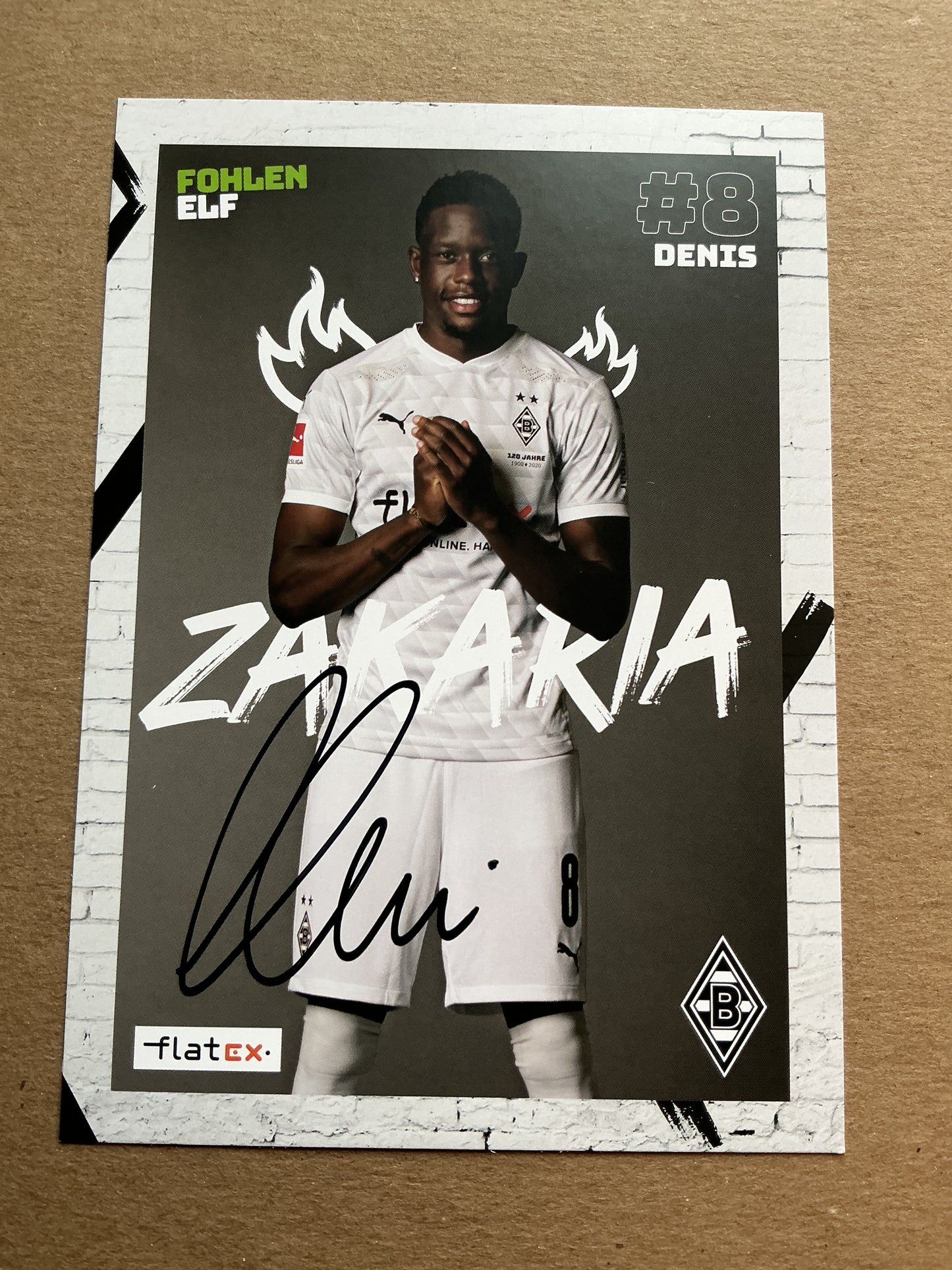 Denis Zakaria, Switzerland 🇨🇭 Borussia Mönchengladbach 2020/21 hand signed