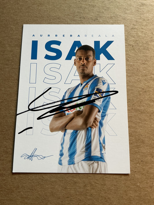Alexander Isak, Sweden 🇸🇪 Real Sociedad 2019/20 hand signed