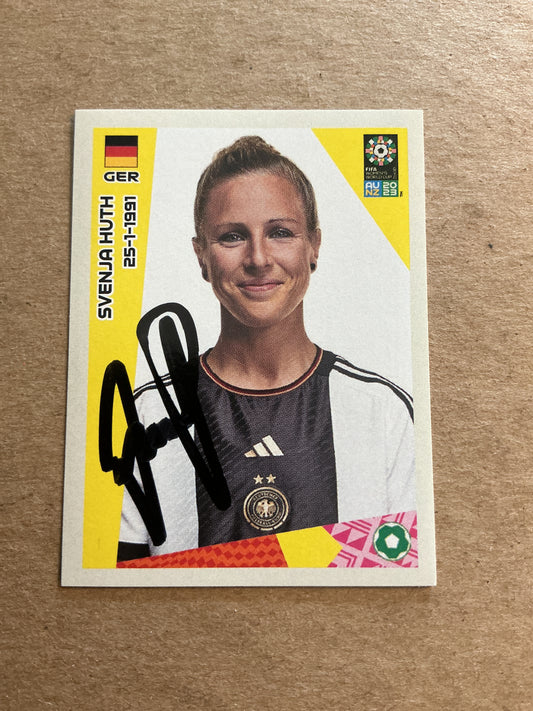 Svenja Huth,  Germany 🇩🇪 FIFA Women’s World Cup 2023 Panini hand signed