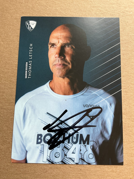 Thomas Letsch, Germany 🇩🇪 VfL Bochum 2023/24 hand signed