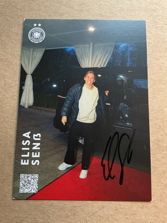 Elisa Senß, Germany 🇩🇪 Summer Olympics 2024 hand signed