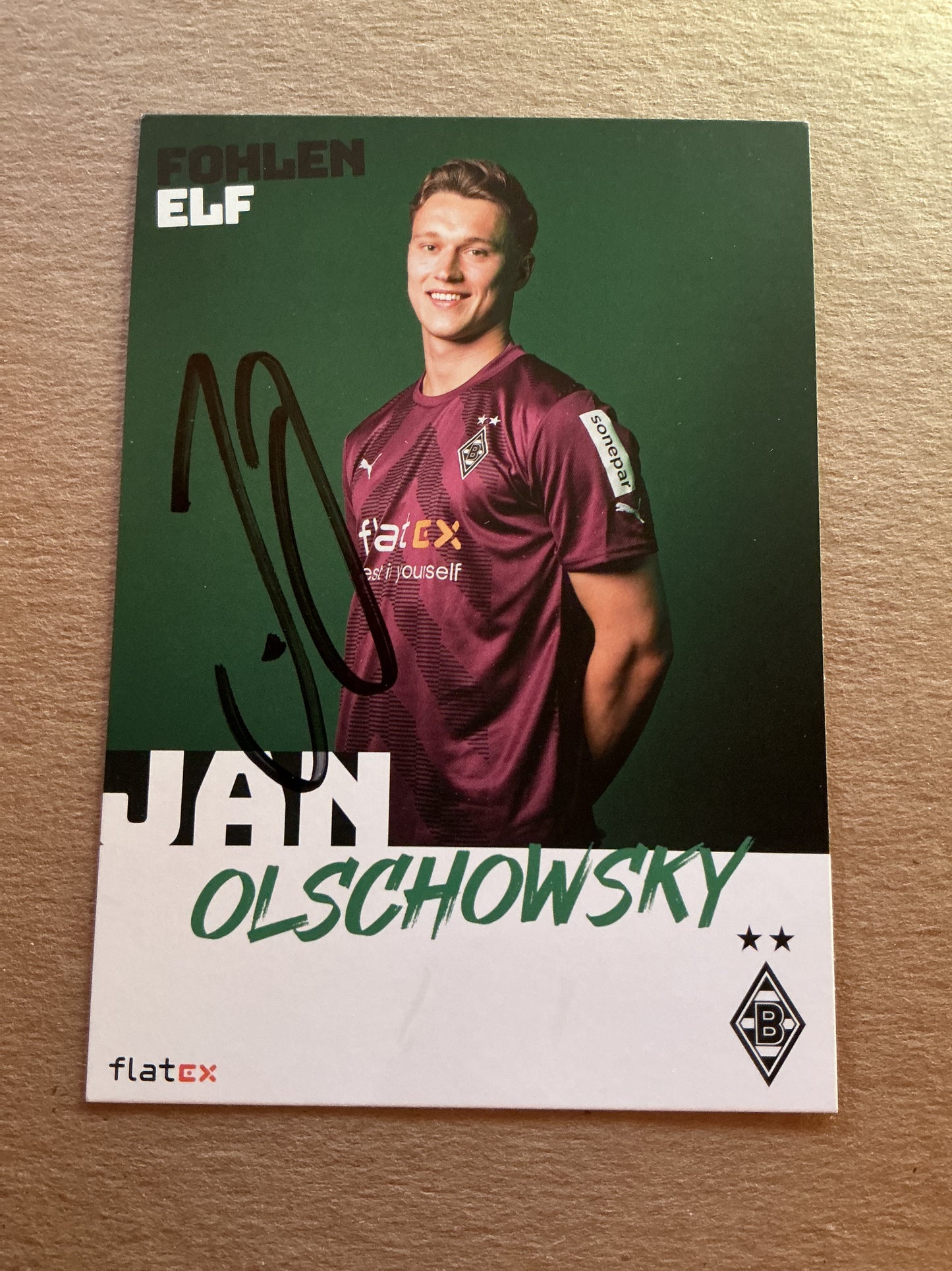 Jan Olschowsky, Germany 🇩🇪 Borussia Mönchengladbach 2022/23 hand signed